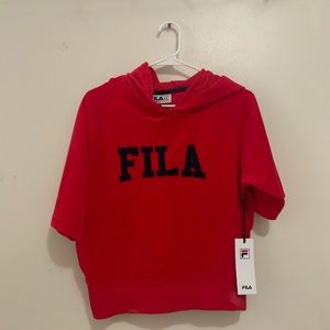 NWT Fila Red Sweater Hoodie